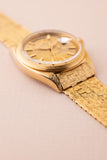 1960 Rolex 1806 Gold Day-Date - Brick Moire Finish