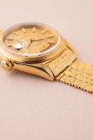 1960 Rolex 1806 Gold Day-Date - Brick Moire Finish