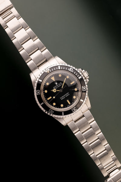 1987 Rolex 5513 Submariner Transitional Gloss Pumpkin Dial