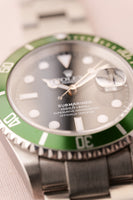 2005 Rolex 16610 T Kermit Submariner - Full Set