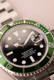 2005 Rolex 16610 T Kermit Submariner - Full Set