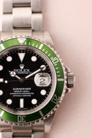2005 Rolex 16610 T Kermit Submariner - Full Set