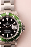 2005 Rolex 16610 T Kermit Submariner - Full Set