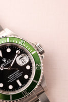 2005 Rolex 16610 T Kermit Submariner - Full Set