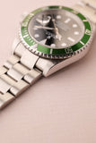 2005 Rolex 16610 T Kermit Submariner - Full Set