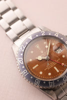1962 Rolex Tropical-Gilt-Chapter-ring 1675 GMT