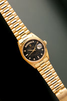 1978 Rolex 18038 Yellow Gold Diamond Stingray Dial Day-Date