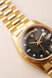 1978 Rolex 18038 Yellow Gold Diamond Stingray Dial Day-Date