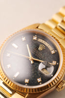 1978 Rolex 18038 Yellow Gold Diamond Stingray Dial Day-Date