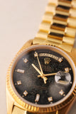1978 Rolex 18038 Yellow Gold Diamond Stingray Dial Day-Date