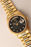 1978 Rolex 18038 Yellow Gold Diamond Stingray Dial Day-Date