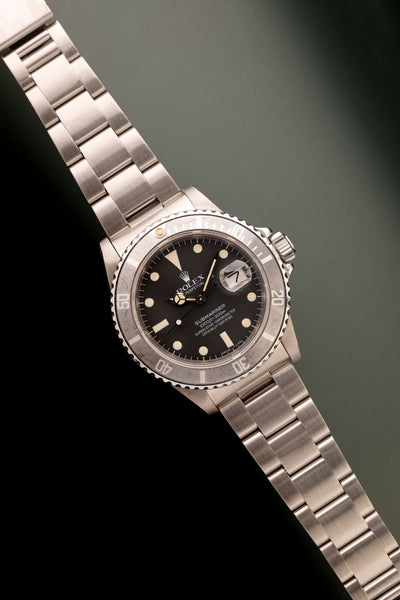1981 Rolex Transitional Matte dial Ghost 16800 Submariner