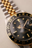 1984 Rolex 16753 Two-Tone Black Nipple Dial GMT