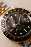 1984 Rolex 16753 Two-Tone Black Nipple Dial GMT