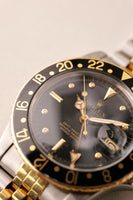 1984 Rolex 16753 Two-Tone Black Nipple Dial GMT