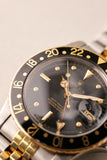 1984 Rolex 16753 Two-Tone Black Nipple Dial GMT