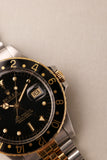 1984 Rolex 16753 Two-Tone Black Nipple Dial GMT