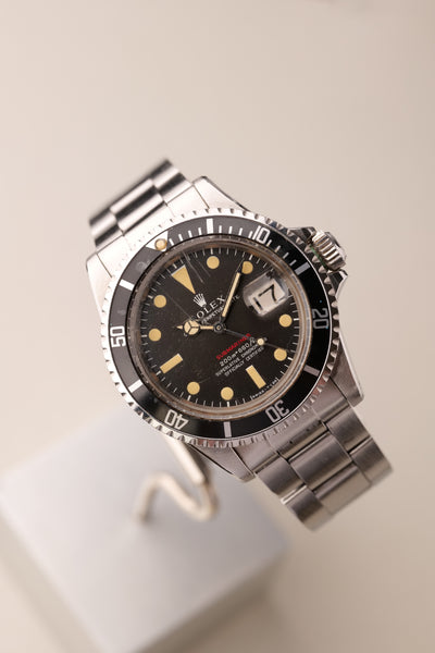 1970 Rolex 1680 Meter First Tropical Red Submariner Time Capsule- Unpolished