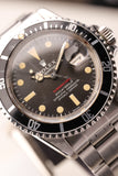 1970 Rolex 1680 Meter First Tropical Red Submariner Time Capsule- Unpolished