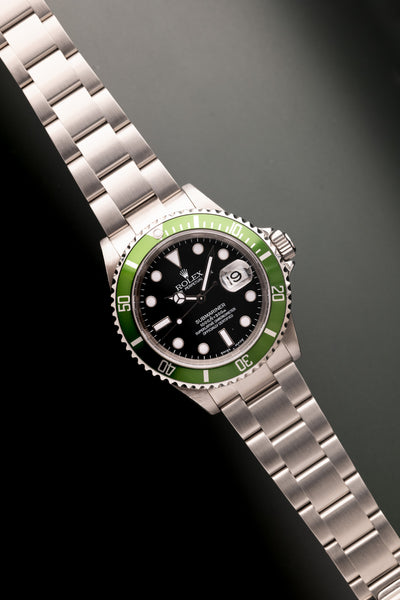 2003 Rolex 16610 T “Flat 4” Kermit Submariner