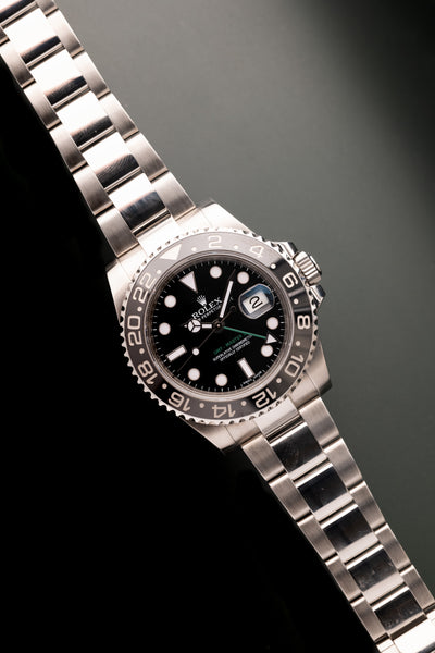 2010+ Rolex 116710LN Lunette Noir GMT - Full Set