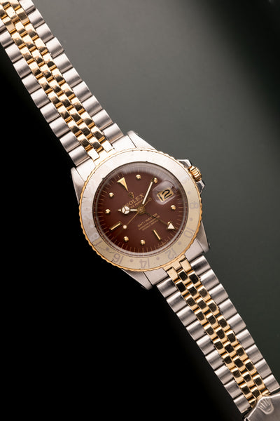 1969 Rolex 1675 Rootbeer OxBlood Nipple Dial GMT