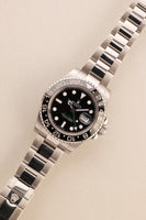 2012 Rolex 116710LN Lunette Noir Black Insert GMT - Full Set