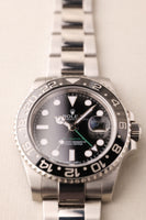 2012 Rolex 116710LN Lunette Noir Black Insert GMT - Full Set