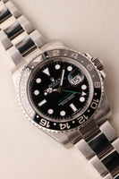 2012 Rolex 116710LN Lunette Noir Black Insert GMT - Full Set
