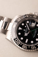 2012 Rolex 116710LN Lunette Noir Black Insert GMT - Full Set