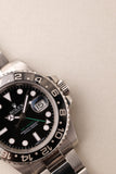2012 Rolex 116710LN Lunette Noir Black Insert GMT - Full Set