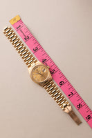 1987 Rolex 18038 Yellow Gold Diamond Dial Day-Date