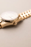 1987 Rolex 18038 Yellow Gold Diamond Dial Day-Date