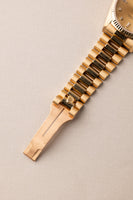 1987 Rolex 18038 Yellow Gold Diamond Dial Day-Date