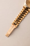 1987 Rolex 18038 Yellow Gold Diamond Dial Day-Date