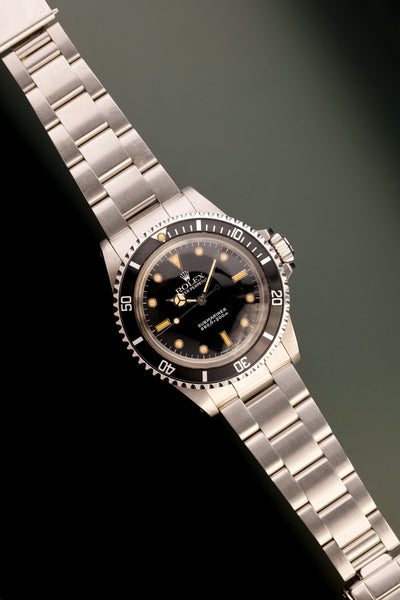 1987 Rolex 5513 Submariner Unpolished With Papers