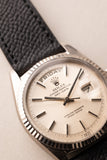 1967 Rolex 1803 White Gold Day-Date On Leather Strap