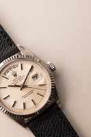 1967 Rolex 1803 White Gold Day-Date On Leather Strap