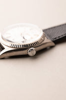 1967 Rolex 1803 White Gold Day-Date On Leather Strap