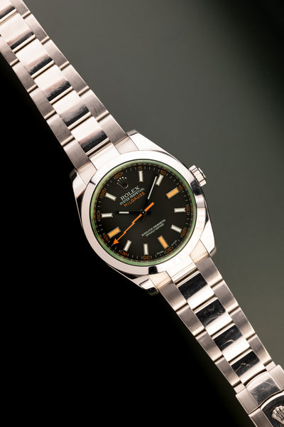 2008 Rolex 116400V Milgauss - Full Set unpolished