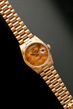 1994 Rolex 18238 Yellow Gold Wood Dial Day-Date - Unpolished With Papers