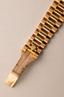 1994 Rolex 18238 Yellow Gold Wood Dial Day-Date - Unpolished With Papers
