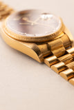 1984 Rolex 18078 Yellow Gold Wood Dial Day-Date