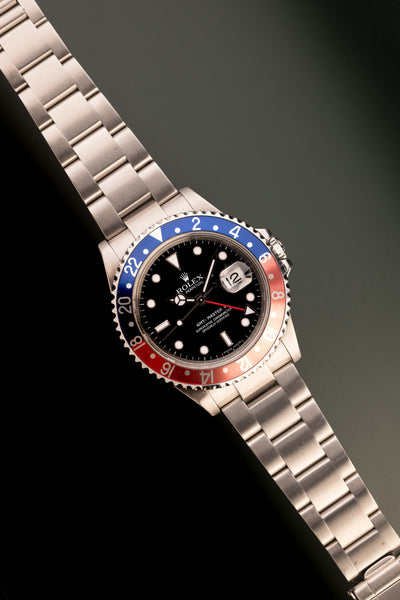 2005 Rolex 16710  Pepsi GMT - Error Stick Dial