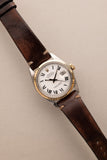 1974 Rolex 1601 Two-Tone Date-Just On Leather Strap