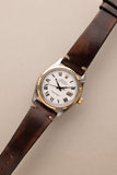 1974 Rolex 1601 Two-Tone Date-Just On Leather Strap