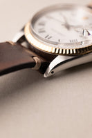 1974 Rolex 1601 Two-Tone Date-Just On Leather Strap