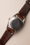 1974 Rolex 1601 Two-Tone Date-Just On Leather Strap