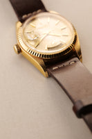1977 Rolex 1803 Yellow Gold Day-Date On Leather Strap
