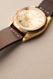 1977 Rolex 1803 Yellow Gold Day-Date On Leather Strap